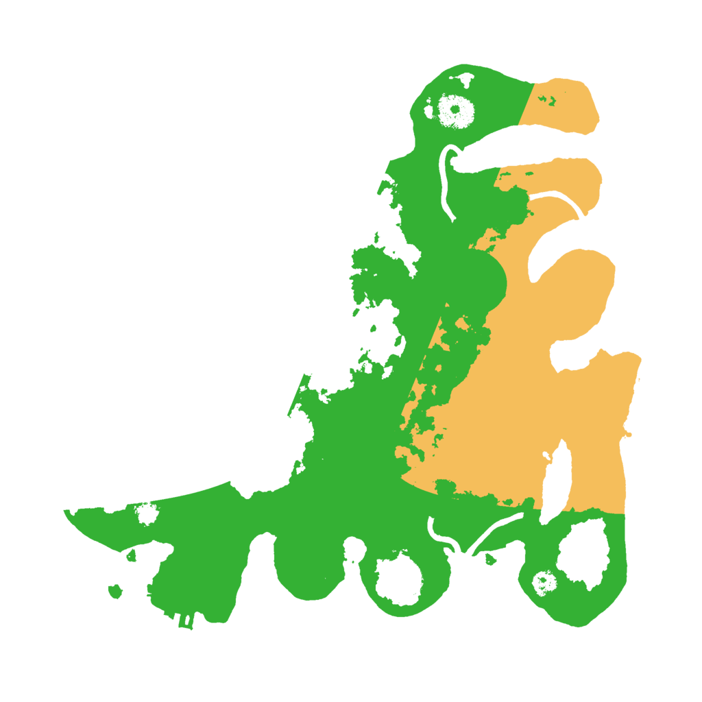 Biome Rust Map: Procedural Map, Size: 3000, Seed: 18978
