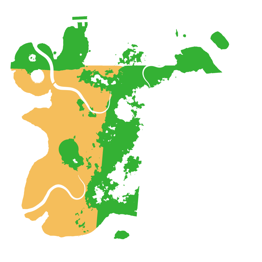 Biome Rust Map: Procedural Map, Size: 3500, Seed: 1155136578