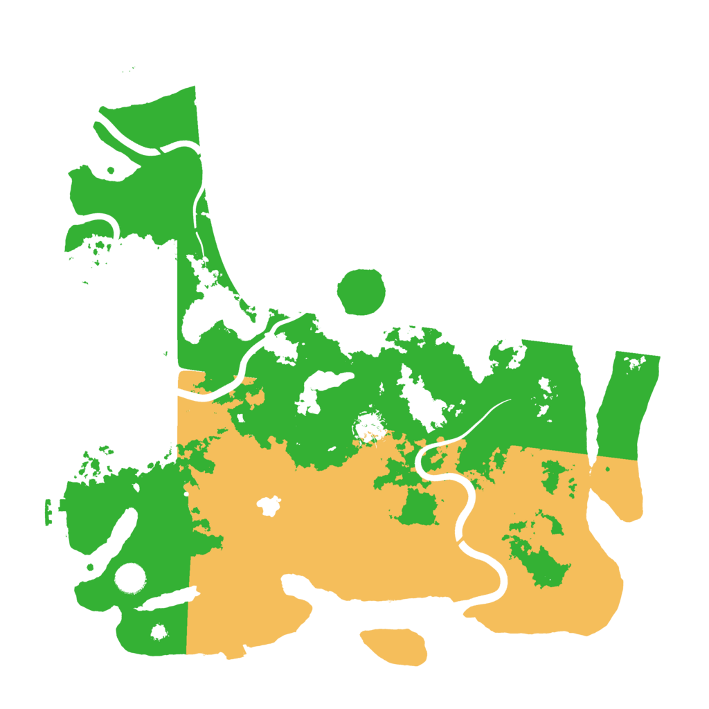 Biome Rust Map: Procedural Map, Size: 4100, Seed: 51815