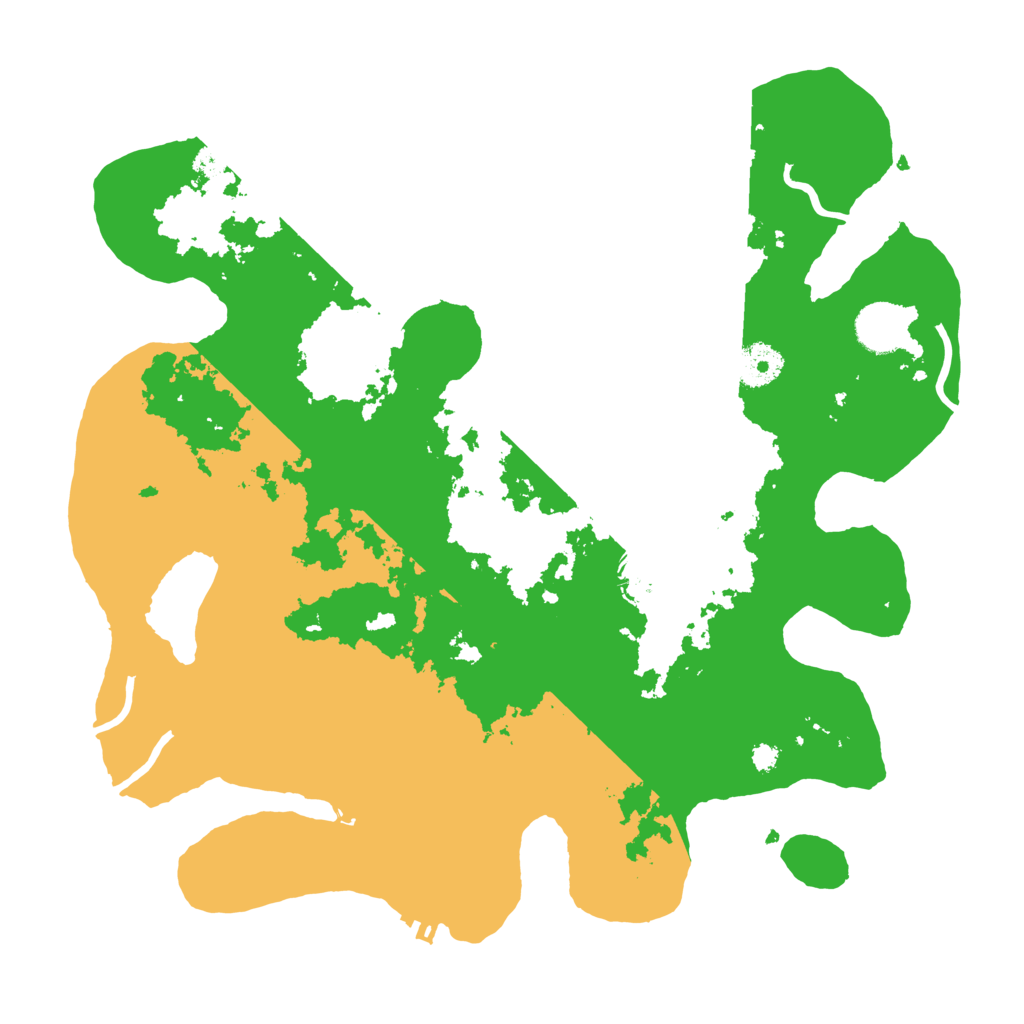 Biome Rust Map: Procedural Map, Size: 3500, Seed: 1663047
