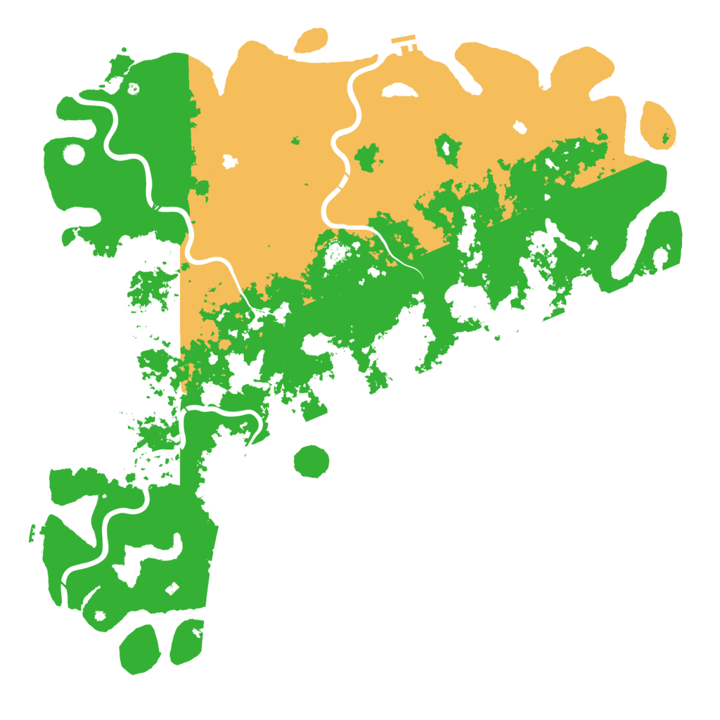 Biome Rust Map: Procedural Map, Size: 6000, Seed: 1312202020