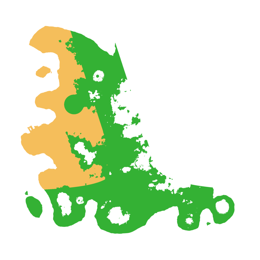 Biome Rust Map: Procedural Map, Size: 3500, Seed: 348671347