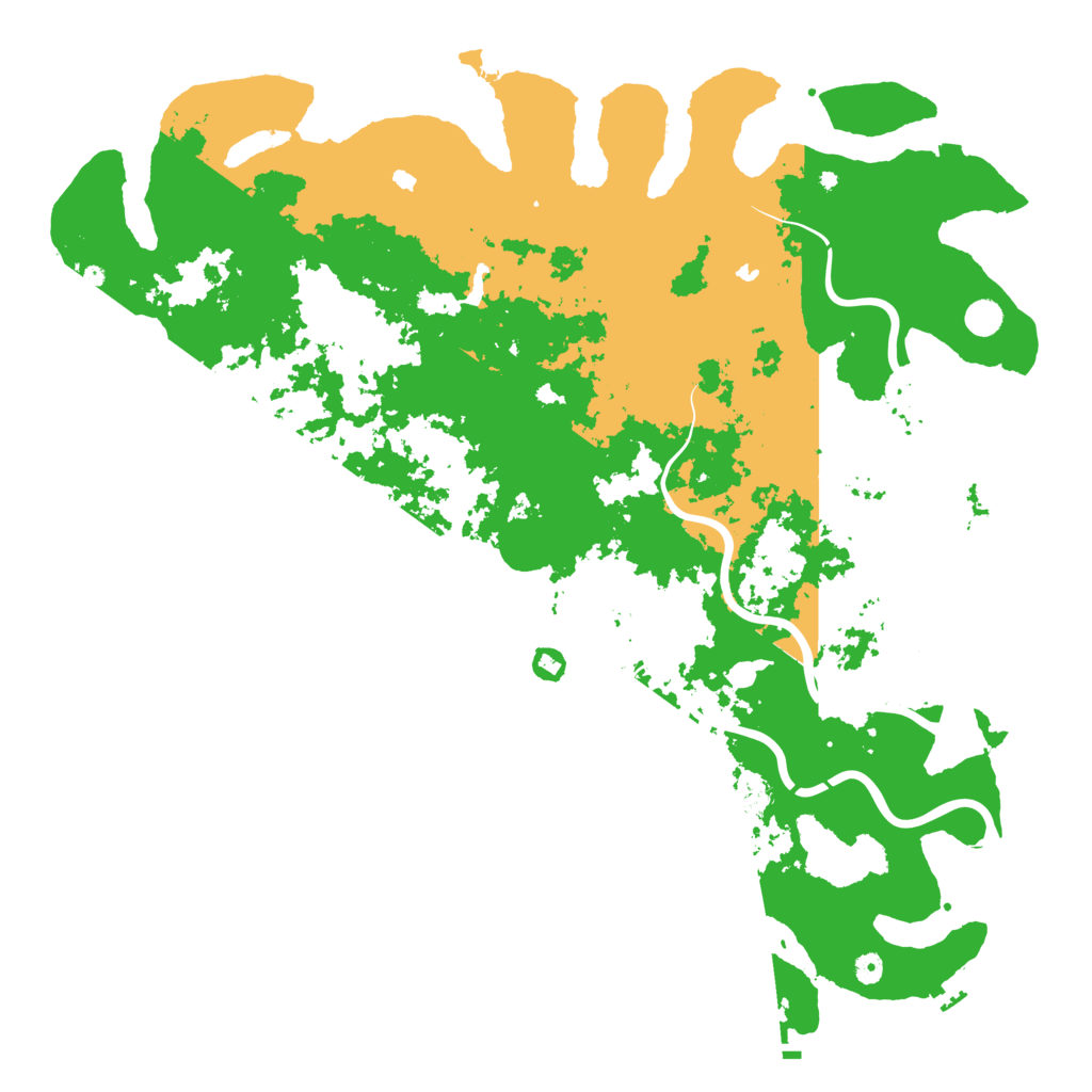 Biome Rust Map: Procedural Map, Size: 5500, Seed: 1312962306