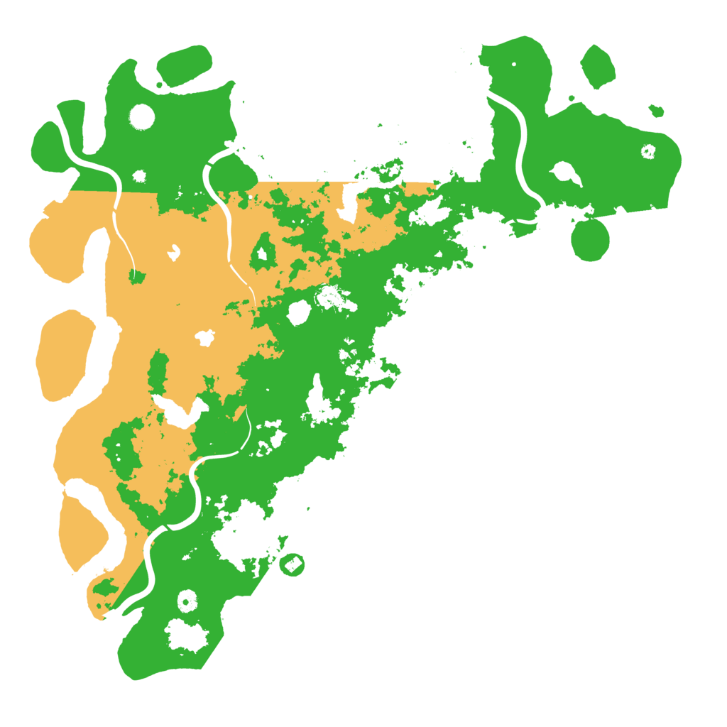 Biome Rust Map: Procedural Map, Size: 5000, Seed: 20520
