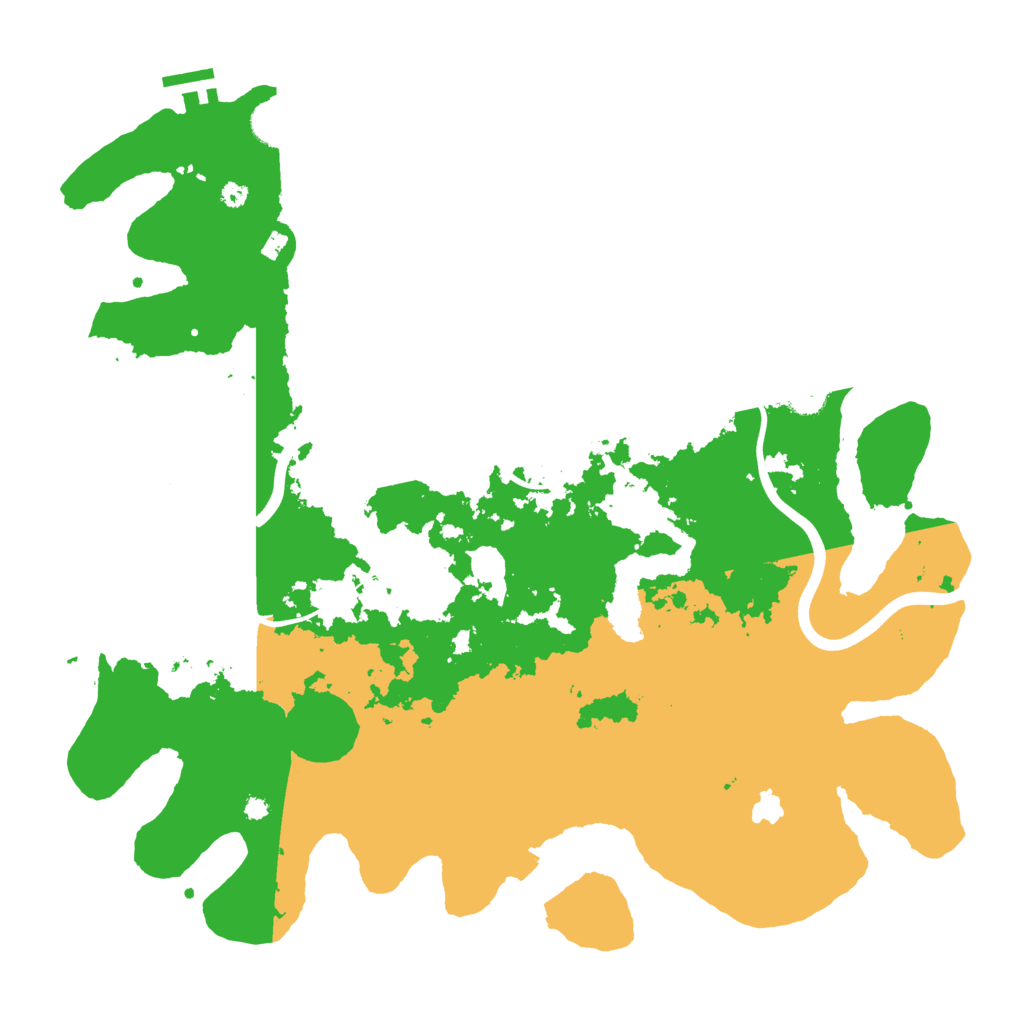 Biome Rust Map: Procedural Map, Size: 4000, Seed: 9470