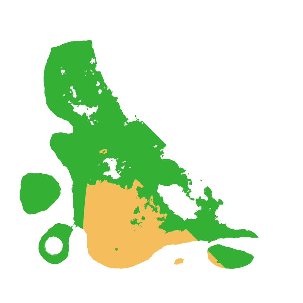 Biome Rust Map: Barren, Size: 3000, Seed: 423242