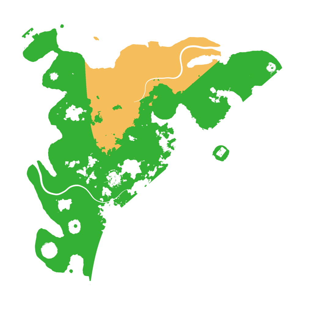 Biome Rust Map: Procedural Map, Size: 3500, Seed: 674056