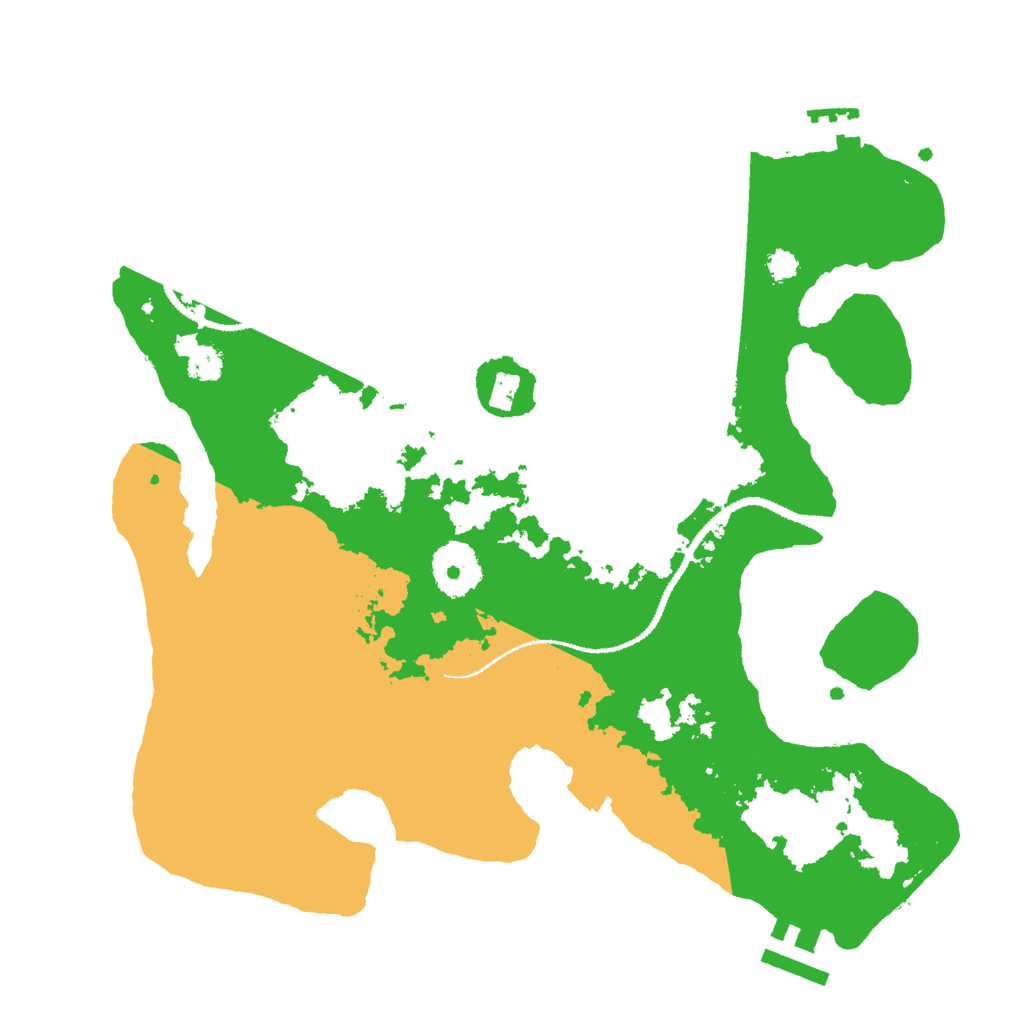 Biome Rust Map: Procedural Map, Size: 3000, Seed: 6682