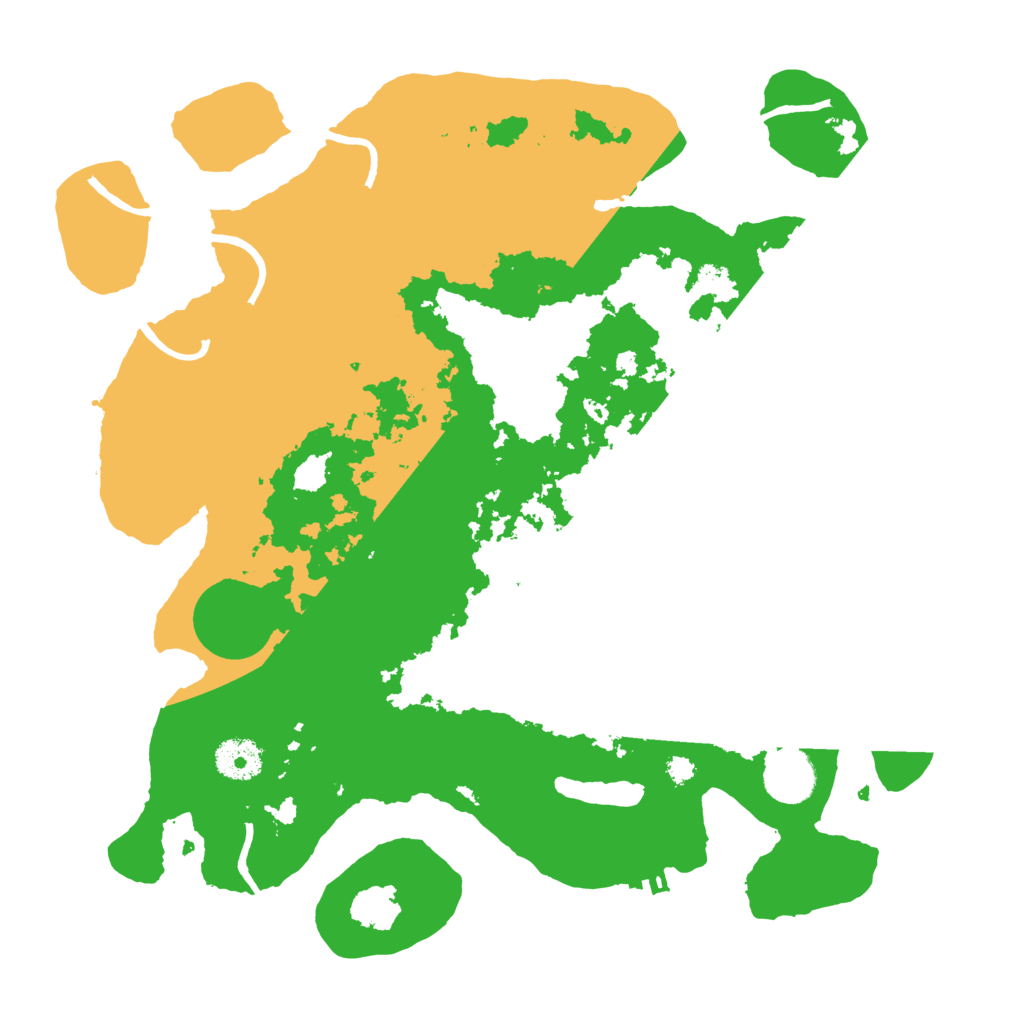 Biome Rust Map: Procedural Map, Size: 3500, Seed: 189754