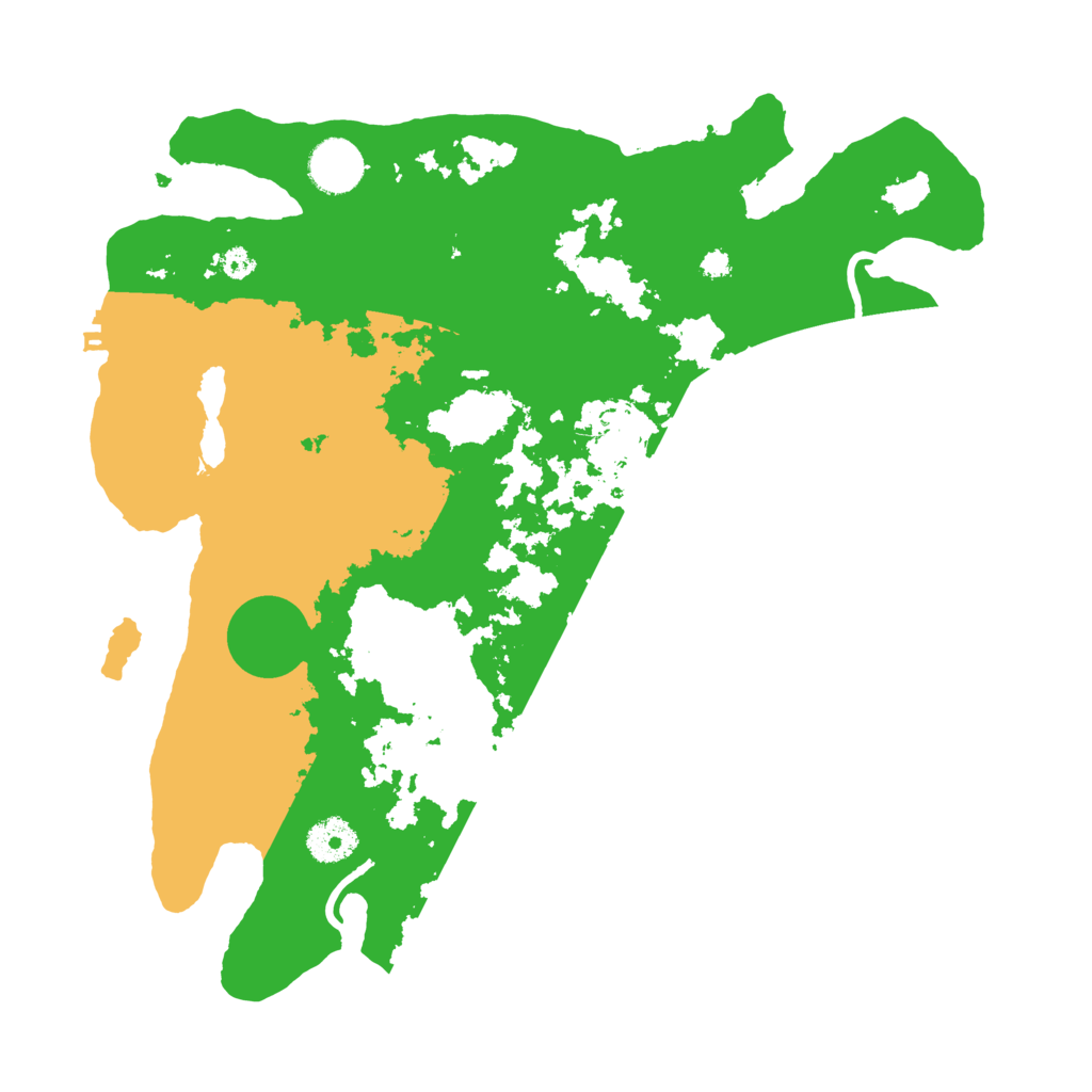 Biome Rust Map: Procedural Map, Size: 3500, Seed: 34861910