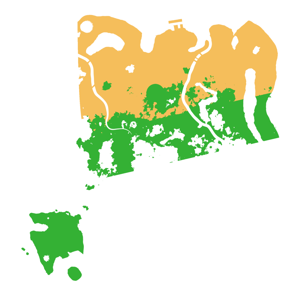 Biome Rust Map: Procedural Map, Size: 4500, Seed: 941544578
