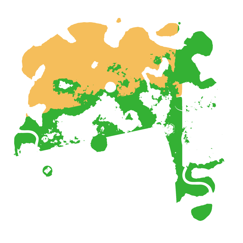 Biome Rust Map: Procedural Map, Size: 4000, Seed: 11924545