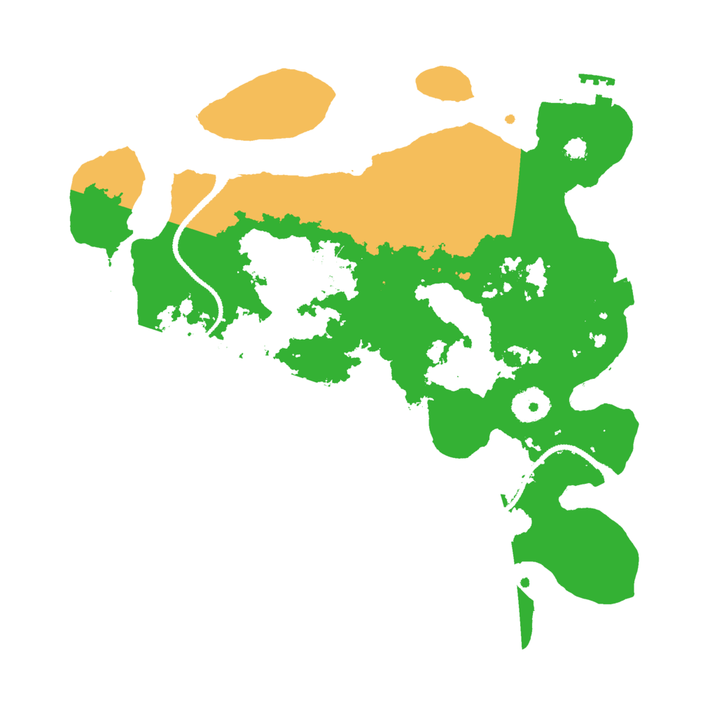 Biome Rust Map: Procedural Map, Size: 3000, Seed: 1071701398