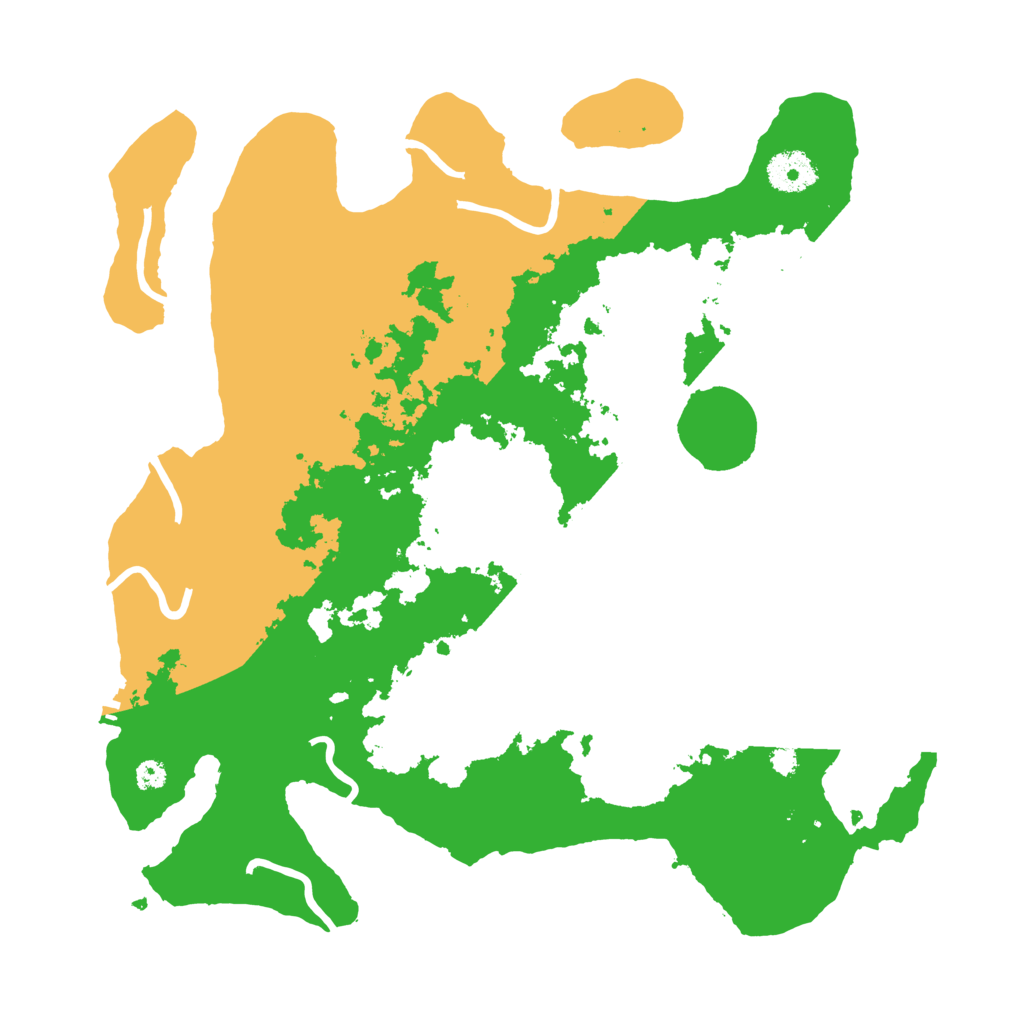 Biome Rust Map: Procedural Map, Size: 3500, Seed: 459602
