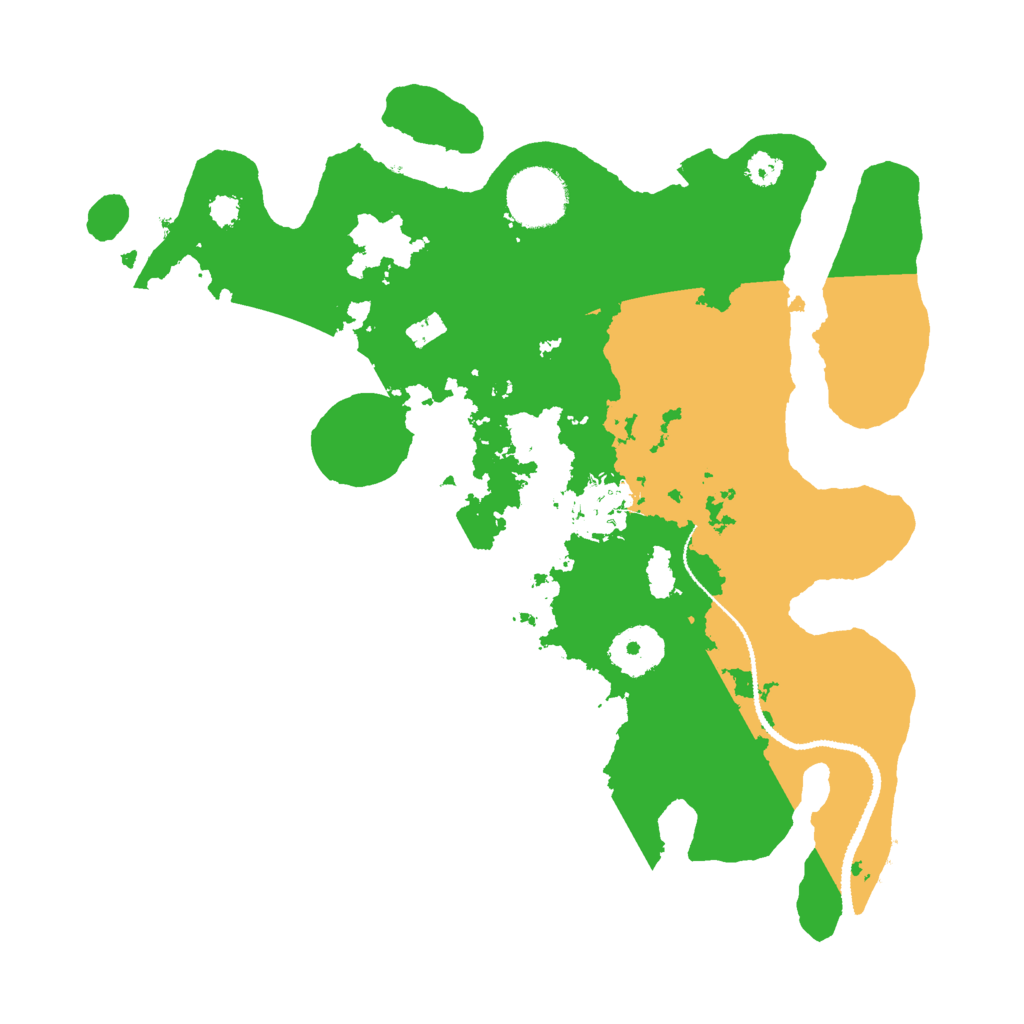 Biome Rust Map: Procedural Map, Size: 3000, Seed: 30679