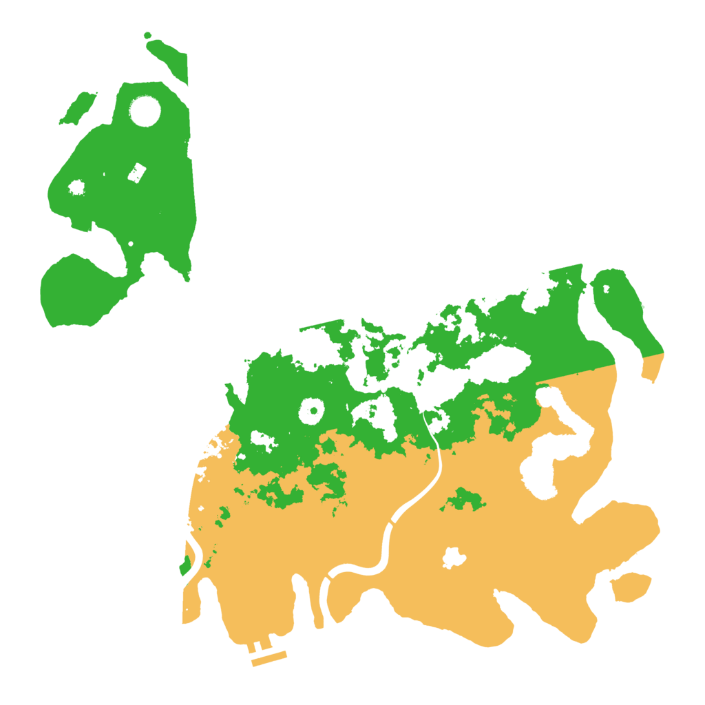 Biome Rust Map: Procedural Map, Size: 4000, Seed: 299