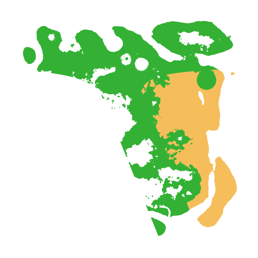 Biome Rust Map: Procedural Map, Size: 3500, Seed: 919116319