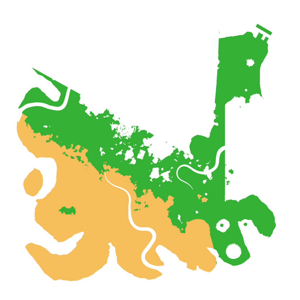 Biome Rust Map: Procedural Map, Size: 3500, Seed: 331312311