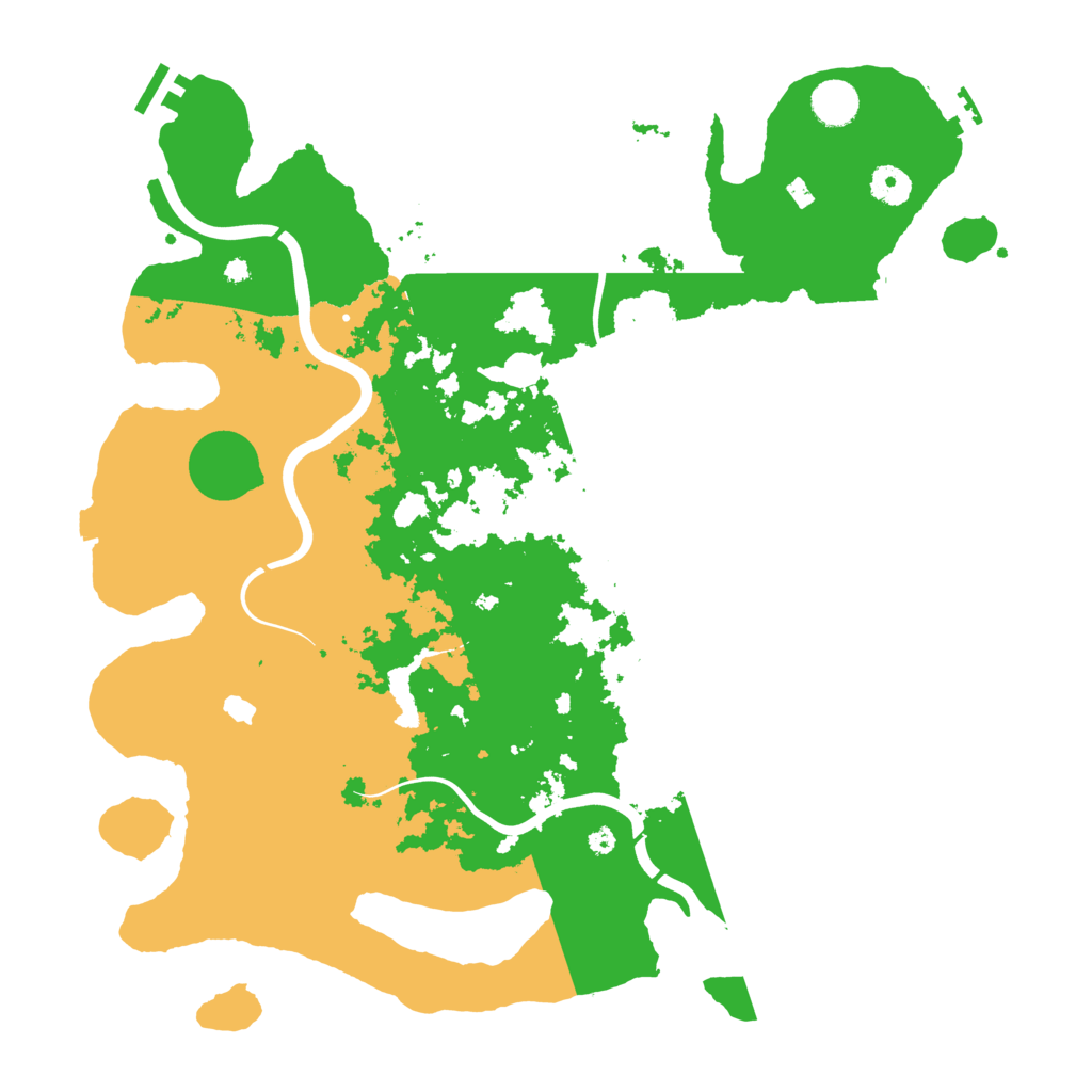 Biome Rust Map: Procedural Map, Size: 4111, Seed: 2784