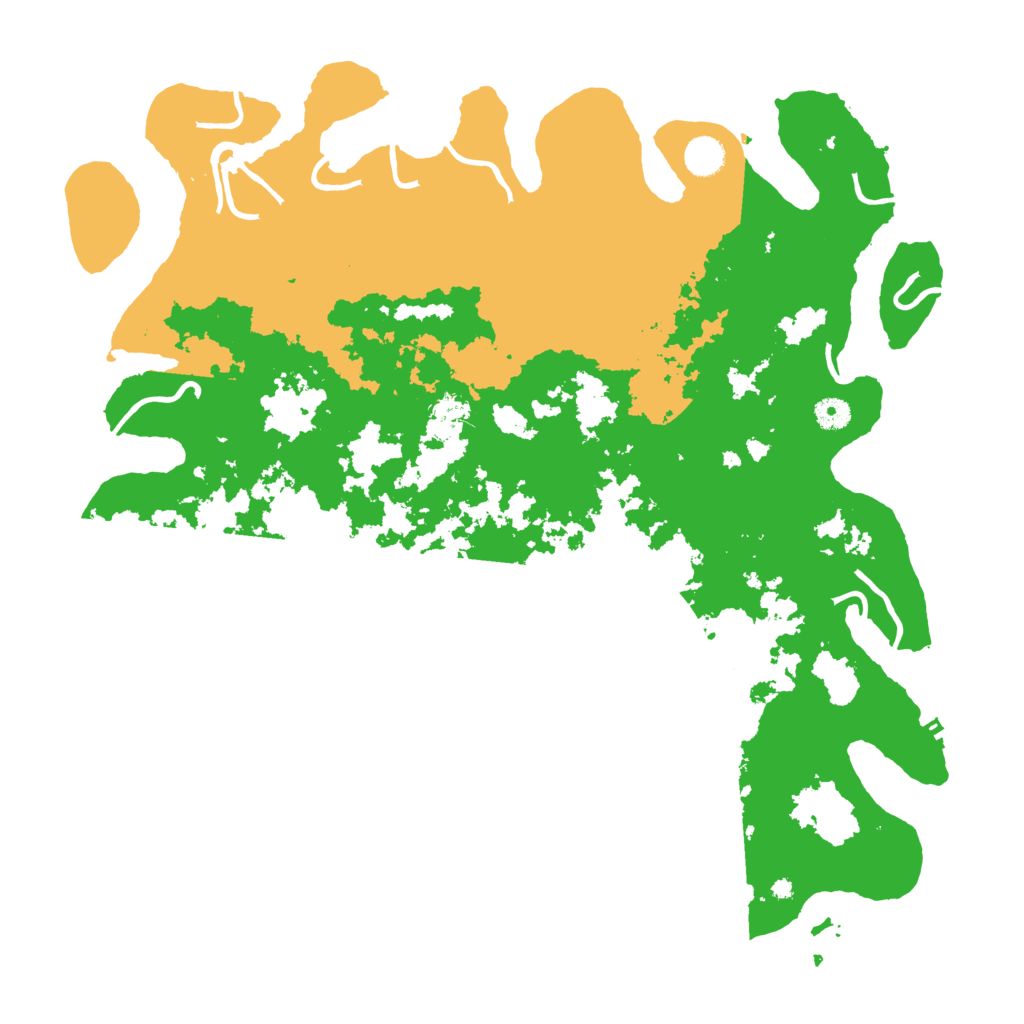Biome Rust Map: Procedural Map, Size: 4500, Seed: 118395276
