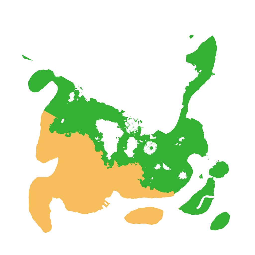 Biome Rust Map: Procedural Map, Size: 3000, Seed: 96601572