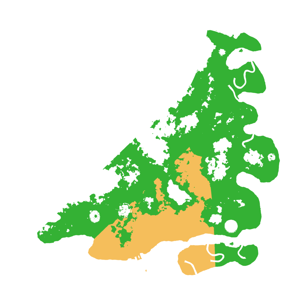 Biome Rust Map: Procedural Map, Size: 4000, Seed: 28880545
