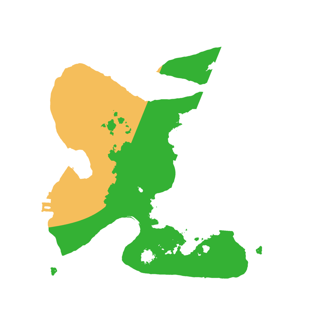 Biome Rust Map: Procedural Map, Size: 2100, Seed: 641813691