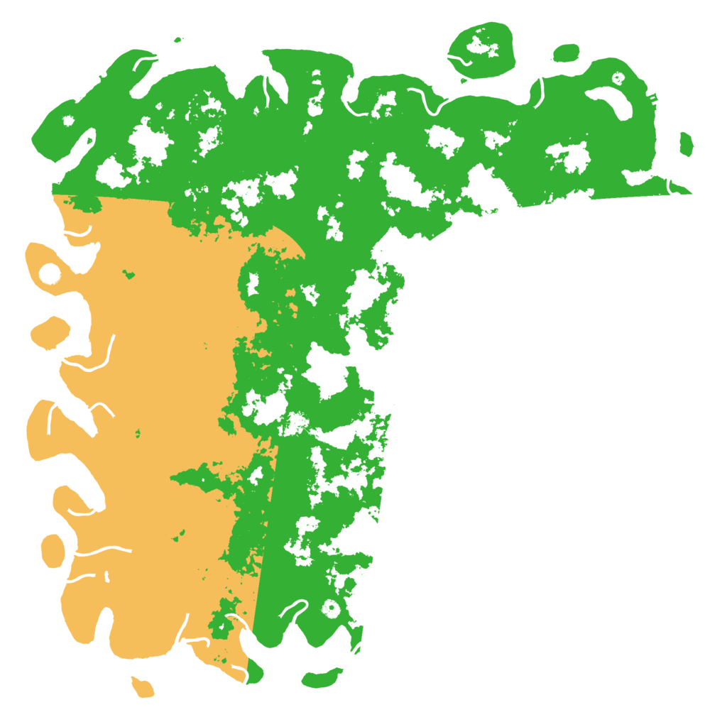 Biome Rust Map: Procedural Map, Size: 6000, Seed: 77868