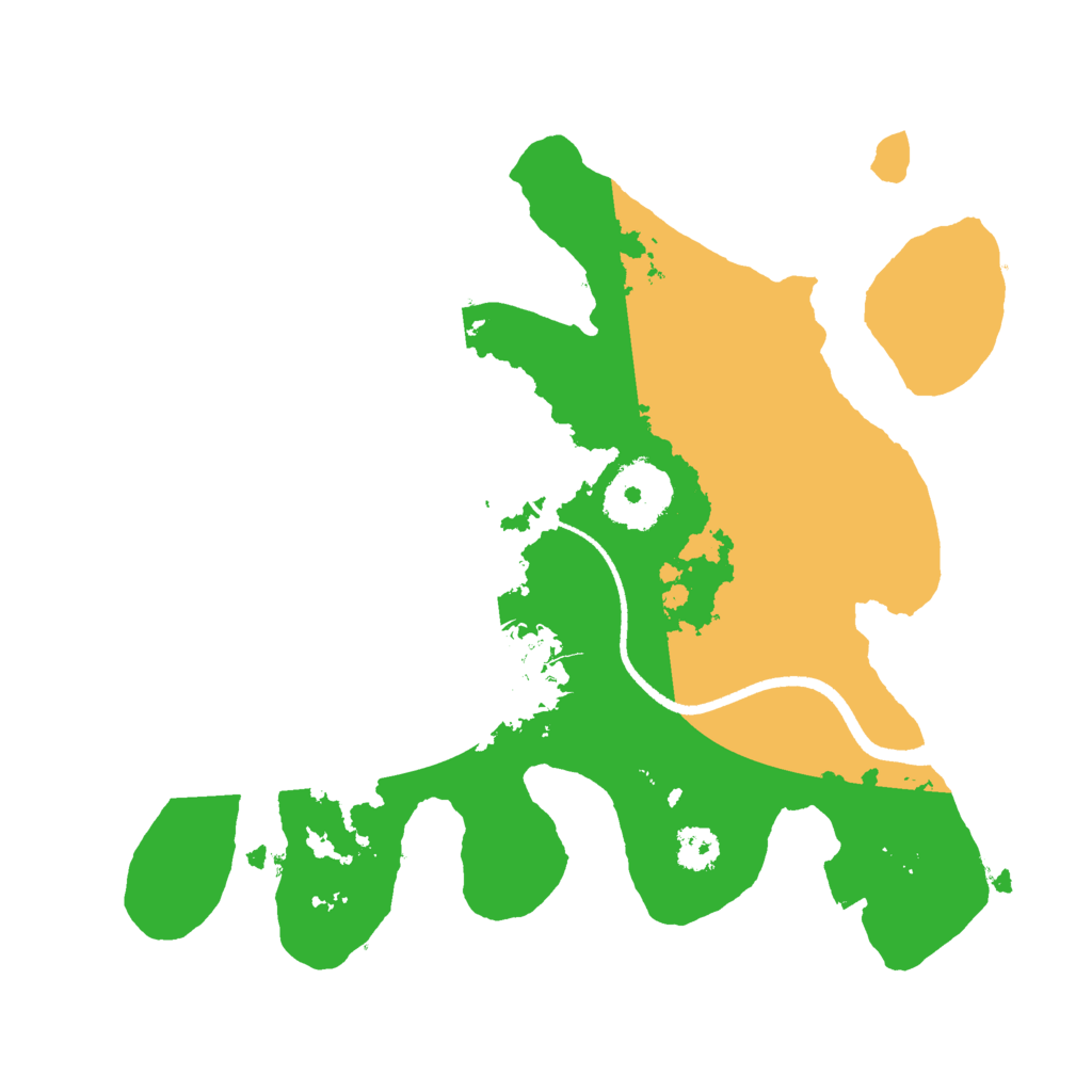 Biome Rust Map: Procedural Map, Size: 2500, Seed: 37914682