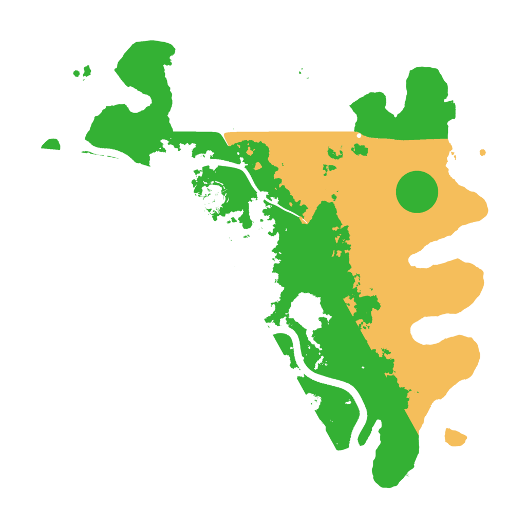 Biome Rust Map: Procedural Map, Size: 3300, Seed: 30679