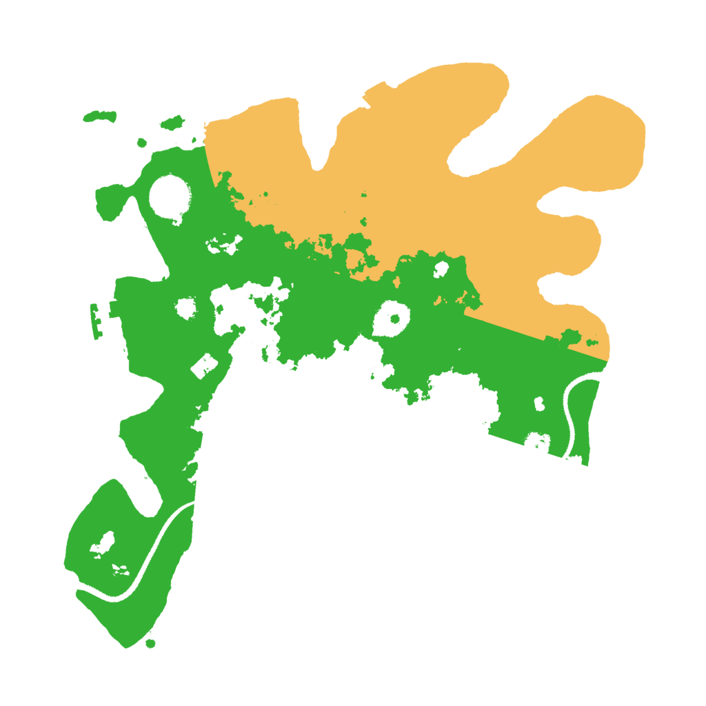 Biome Rust Map: Procedural Map, Size: 3000, Seed: 2443015