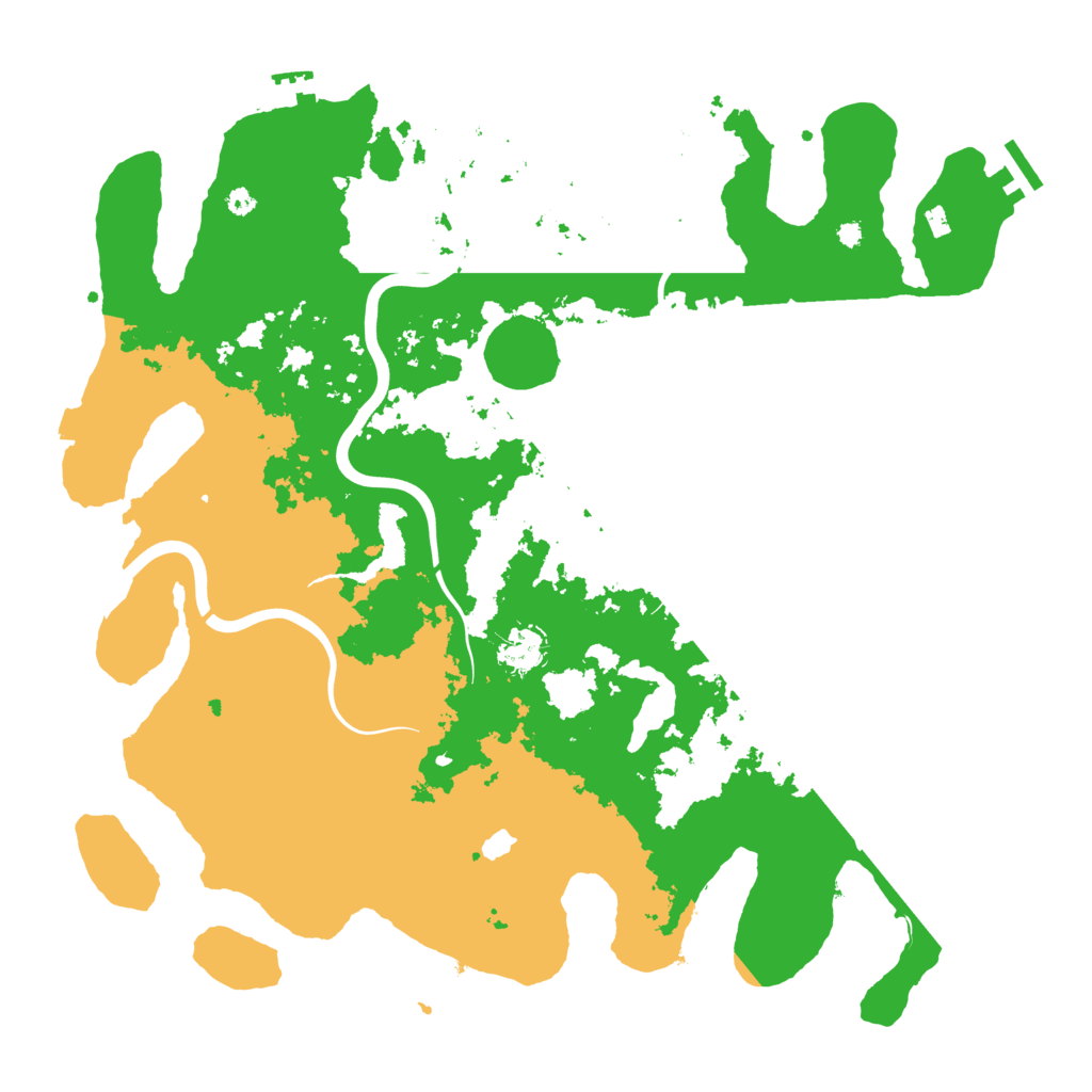 Biome Rust Map: Procedural Map, Size: 4000, Seed: 218522