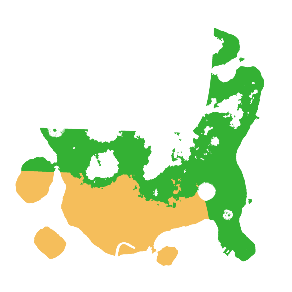 Biome Rust Map: Procedural Map, Size: 3000, Seed: 25645