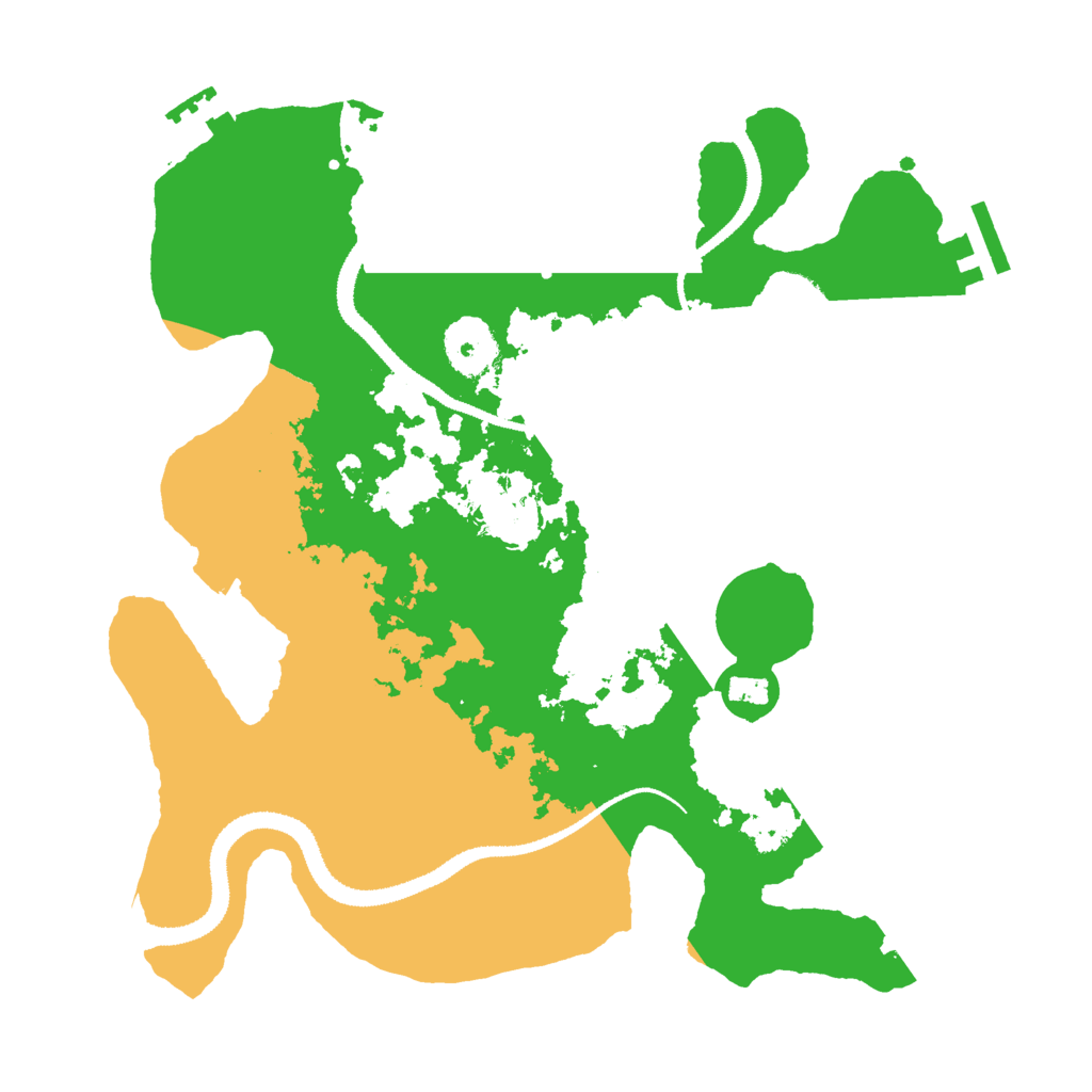 Biome Rust Map: Procedural Map, Size: 3000, Seed: 3812
