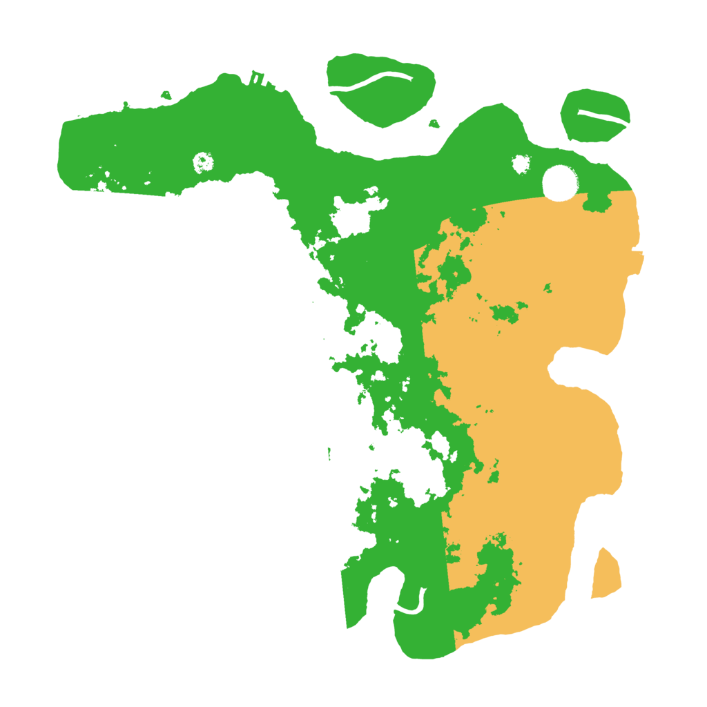 Biome Rust Map: Procedural Map, Size: 3500, Seed: 1775517013