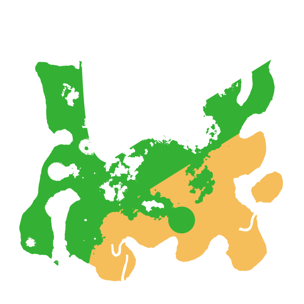 Biome Rust Map: Procedural Map, Size: 3000, Seed: 12282