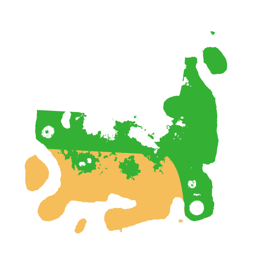 Biome Rust Map: Procedural Map, Size: 3100, Seed: 560360209