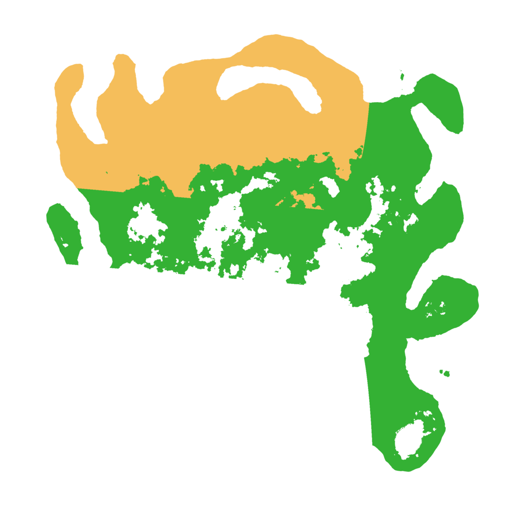 Biome Rust Map: Barren, Size: 3500, Seed: 257517955