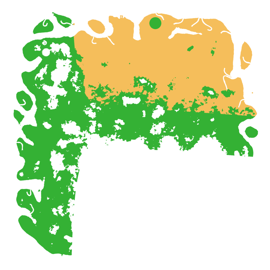 Biome Rust Map: Procedural Map, Size: 6000, Seed: 21411