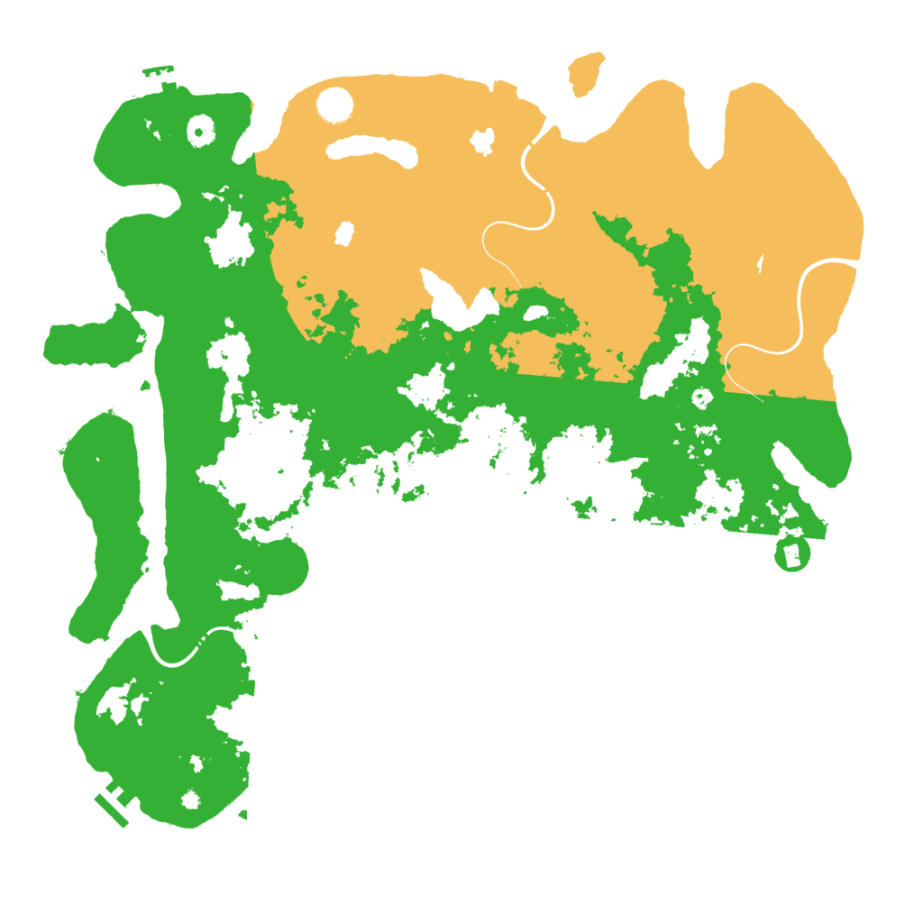 Biome Rust Map: Procedural Map, Size: 4500, Seed: 207273702