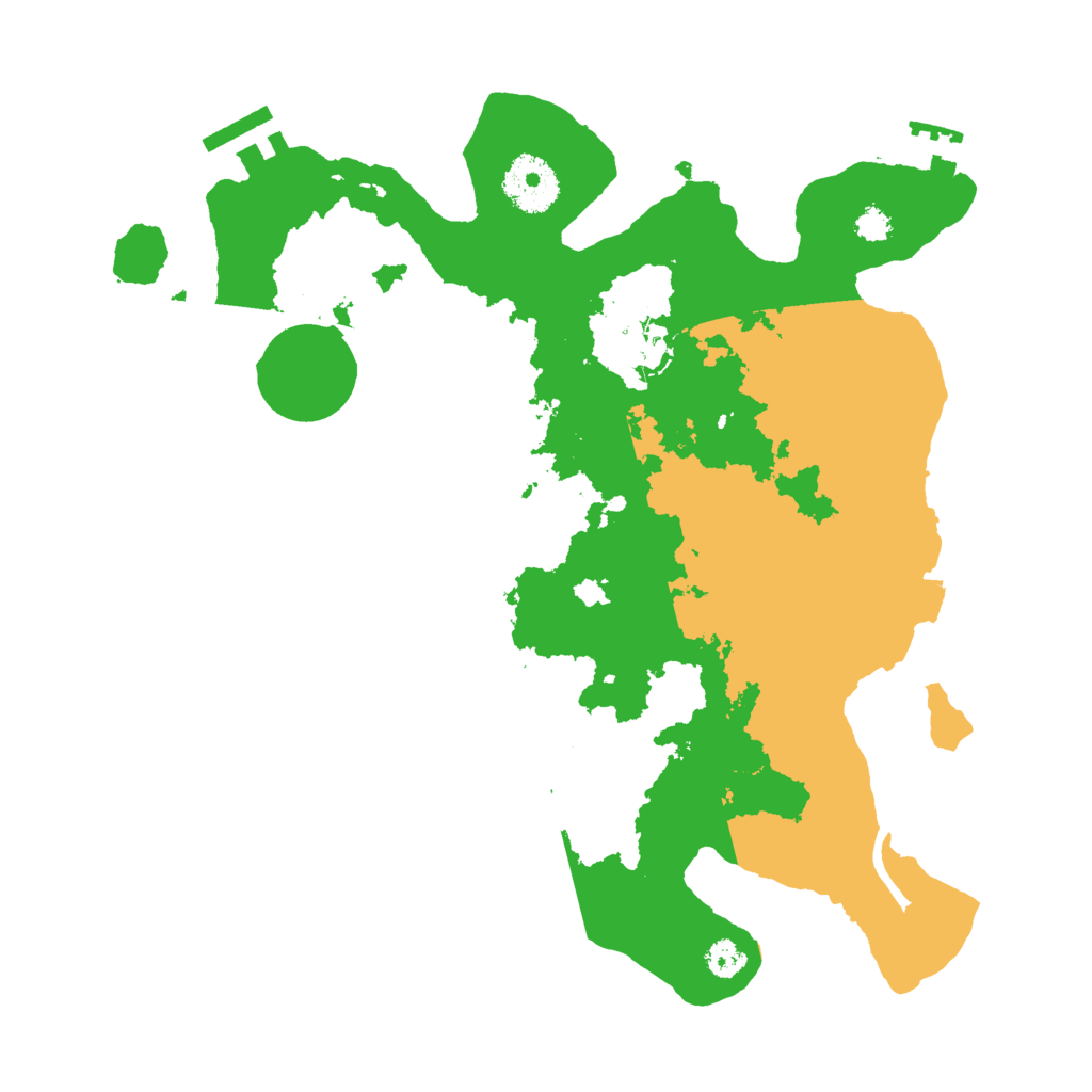 Biome Rust Map: Procedural Map, Size: 3000, Seed: 1084105451