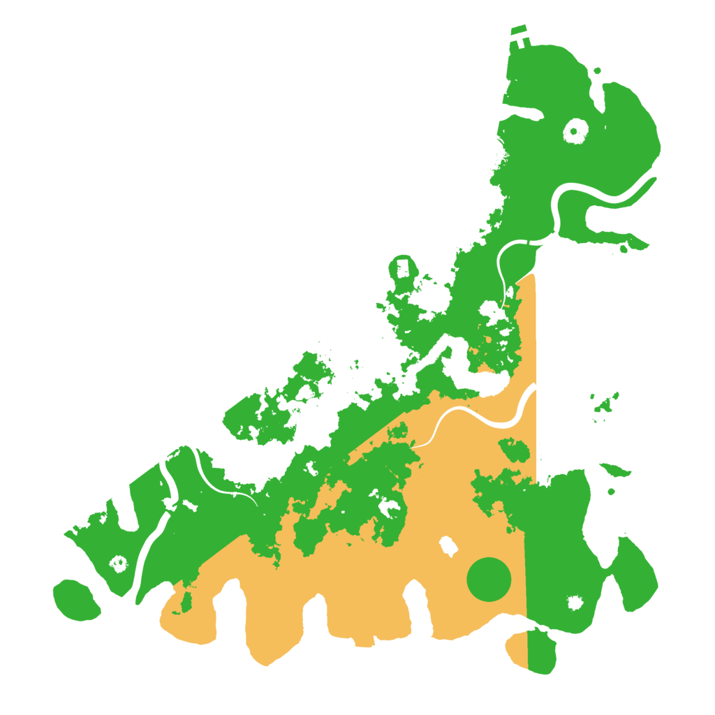 Biome Rust Map: Procedural Map, Size: 4250, Seed: 12829855