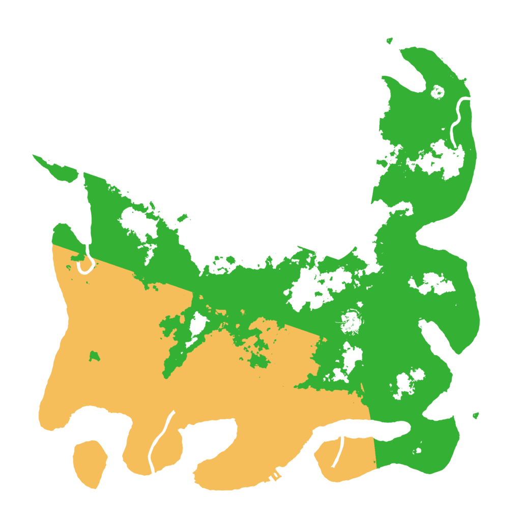 Biome Rust Map: Procedural Map, Size: 4000, Seed: 2010810092
