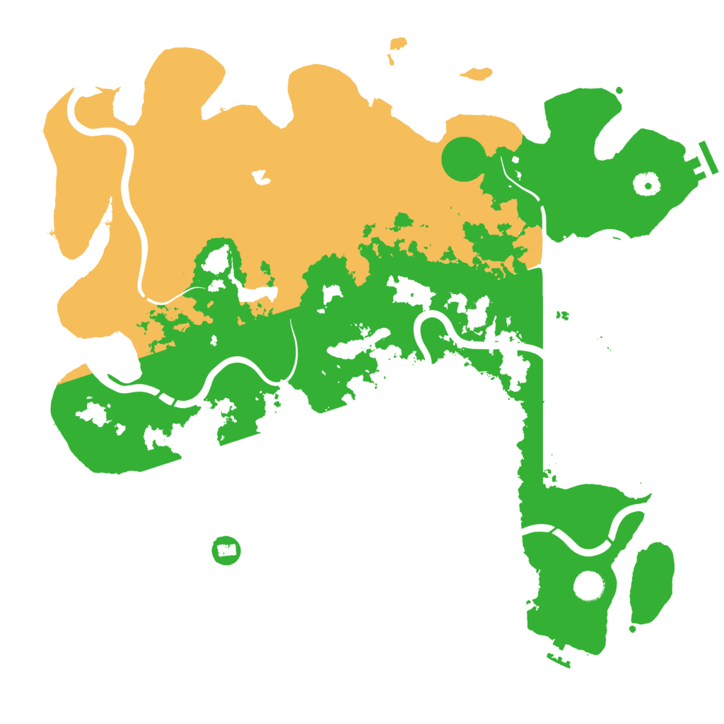 Biome Rust Map: Procedural Map, Size: 4250, Seed: 128239855