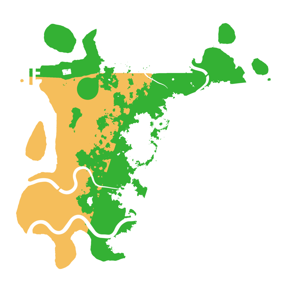 Biome Rust Map: Procedural Map, Size: 3600, Seed: 3287567