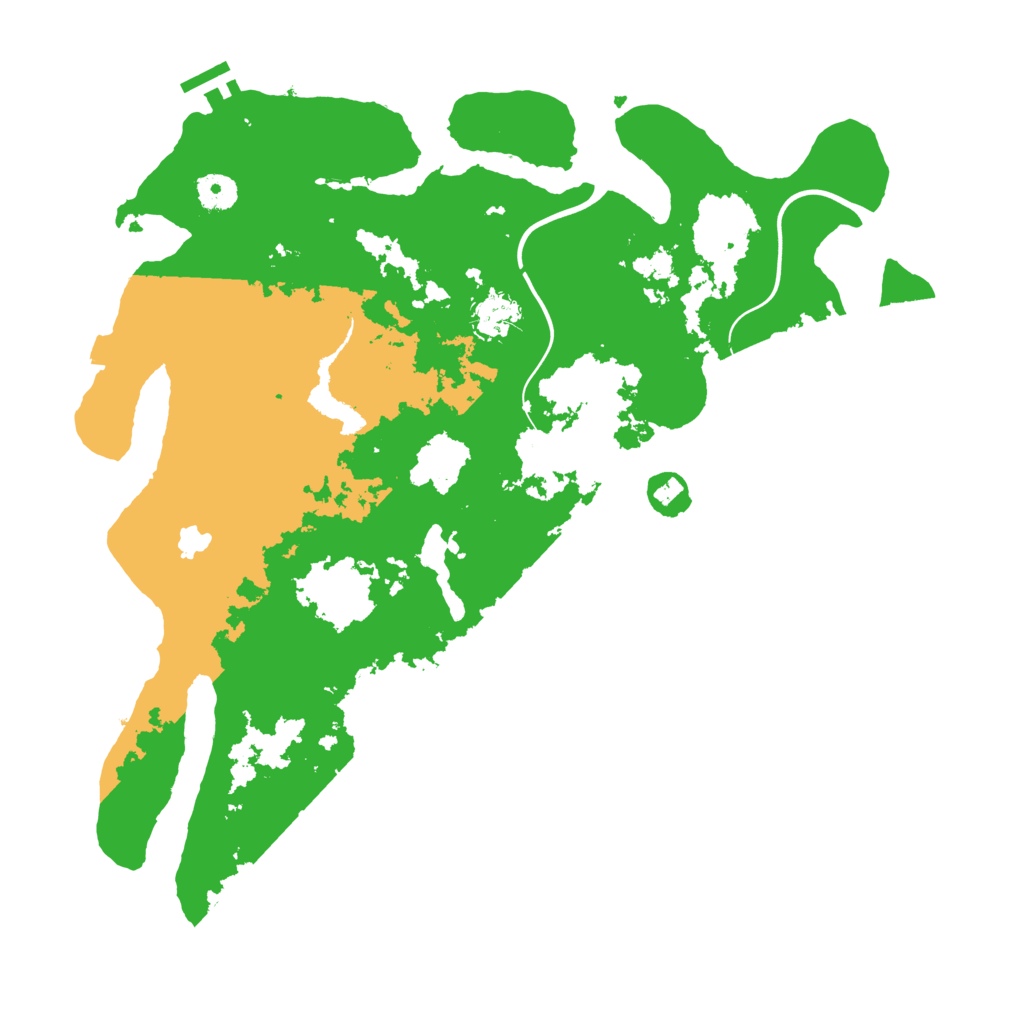 Biome Rust Map: Procedural Map, Size: 4000, Seed: 391940