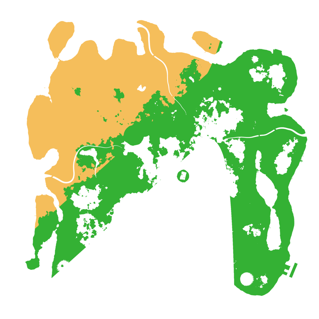 Biome Rust Map: Procedural Map, Size: 4250, Seed: 486255263