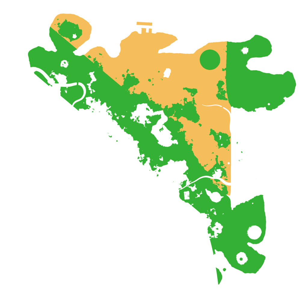 Biome Rust Map: Procedural Map, Size: 4000, Seed: 315499