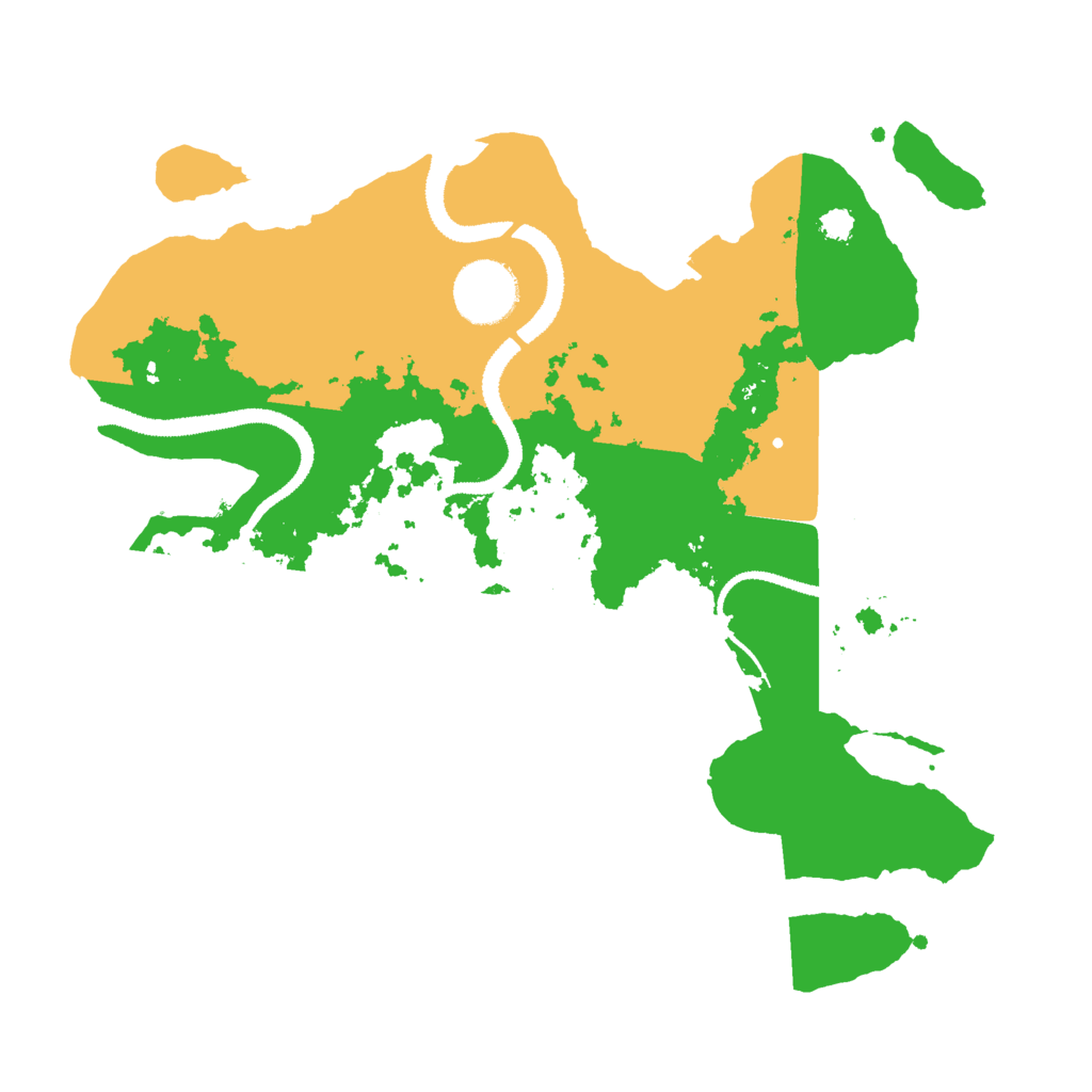 Biome Rust Map: Procedural Map, Size: 3000, Seed: 885573