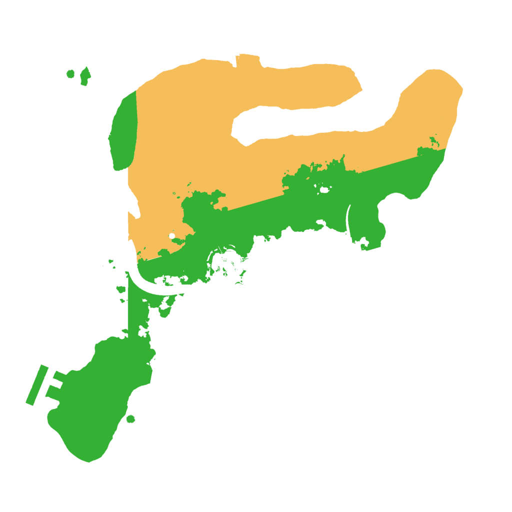 Biome Rust Map: Procedural Map, Size: 2500, Seed: 2073941108